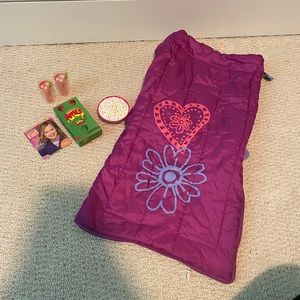 american girl sleepover set